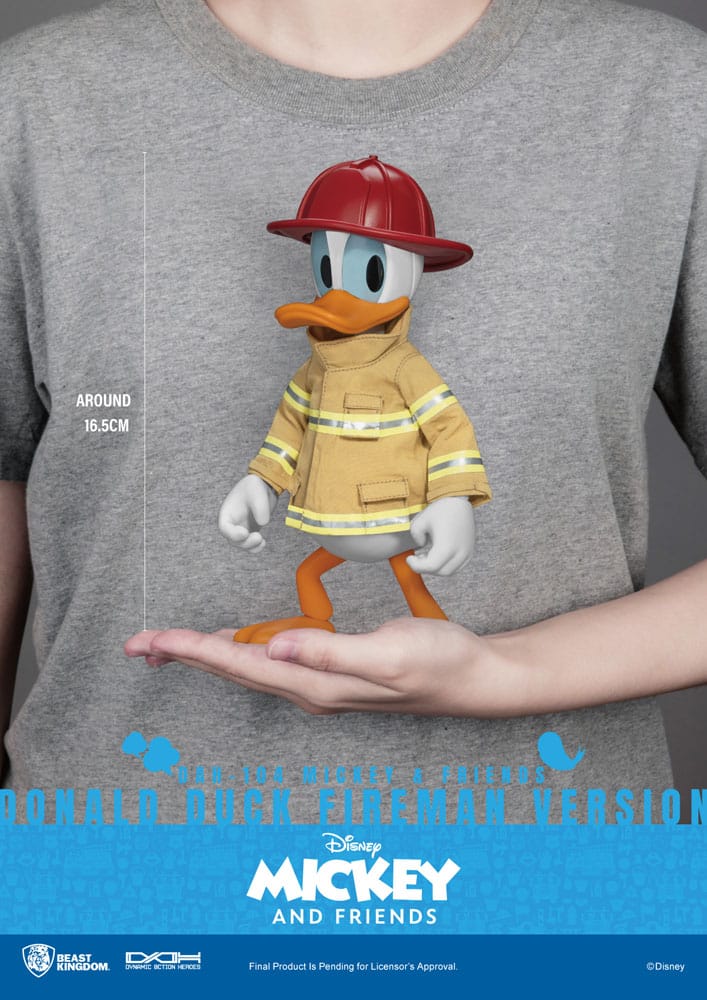 Mickey & Friends : Donald Duck Fireman Ver. 24 cm Dynamic Action Heroes - Toys Legacy Collection