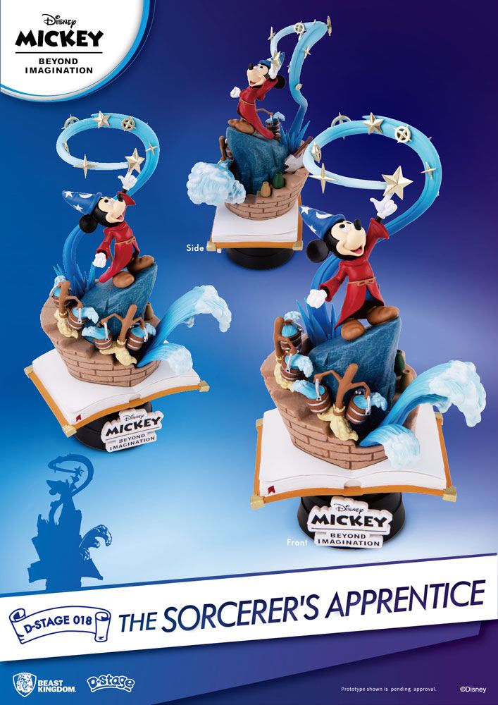 Mickey Beyond Imagination diorama PVC D-Stage The Sorcerer's Apprentice 15 cm - Toys Legacy Collection