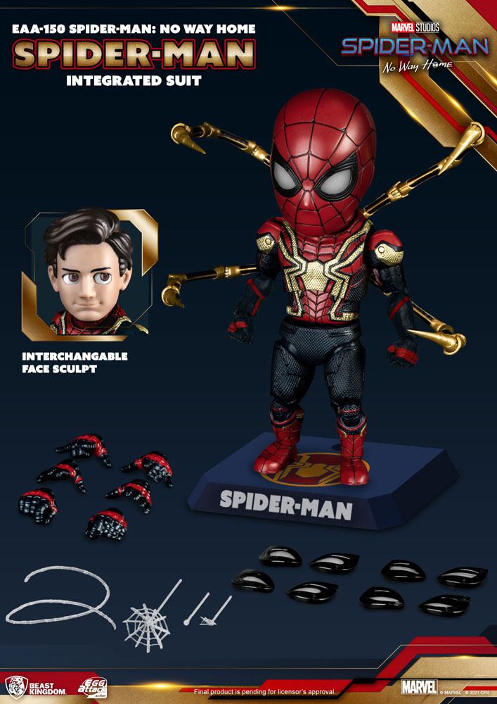 Spider-Man: No Way Home Egg Attack figurine Spider-Man Integrated Suit 17 cm