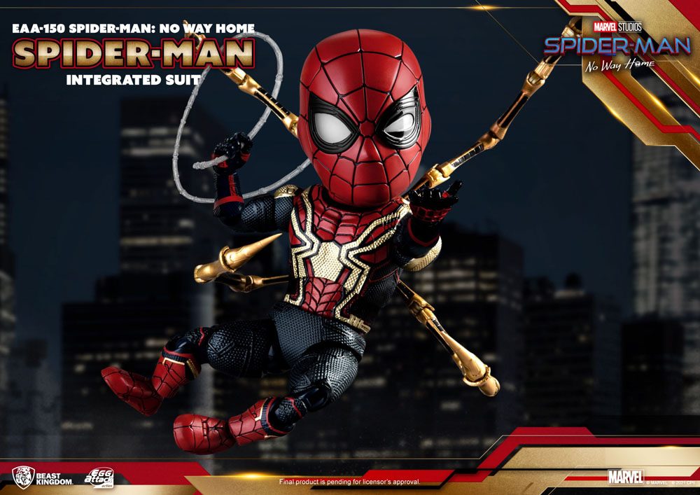 Spider-Man: No Way Home Egg Attack figurine Spider-Man Integrated Suit 17 cm