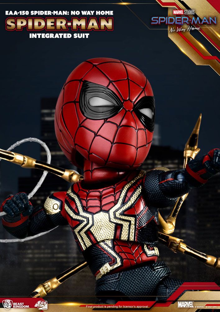 Spider-Man: No Way Home Egg Attack figurine Spider-Man Integrated Suit 17 cm