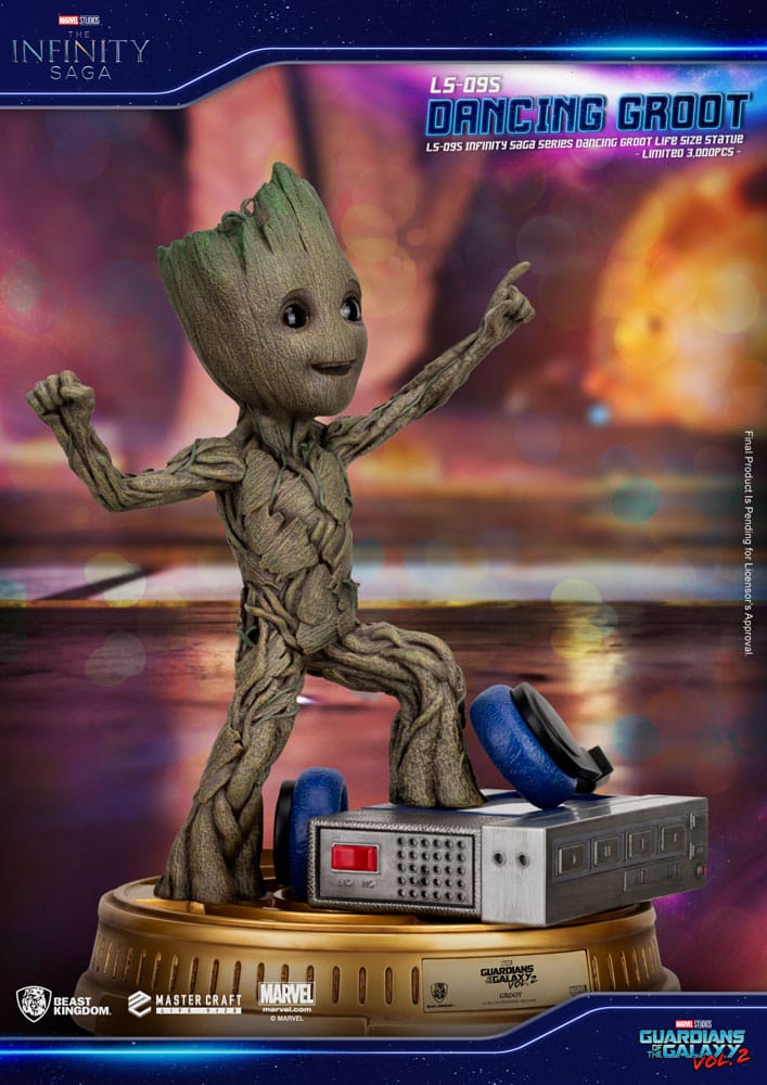 Les Gardiens de la Galaxie 2 statuette 1/1 Dancing Groot EU Exclusive 32 cm