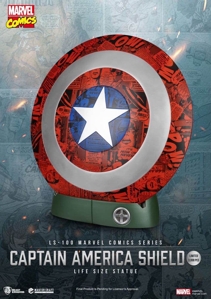 Marvel Comics PVC Captain America Bouclier Life Size Statue 64 cm