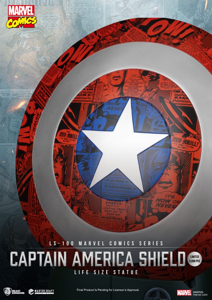 Marvel Comics PVC Captain America Bouclier Life Size Statue 64 cm