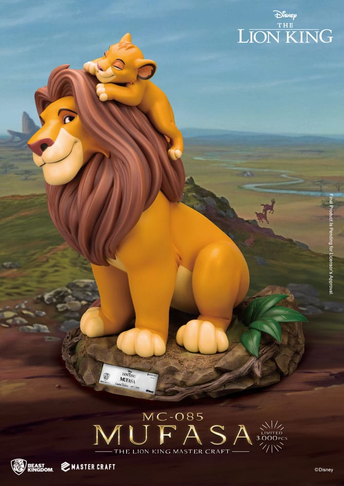 Disney statuette Master Craft Le Roi Lion Mufasa 36 cm - Toys Legacy Collection