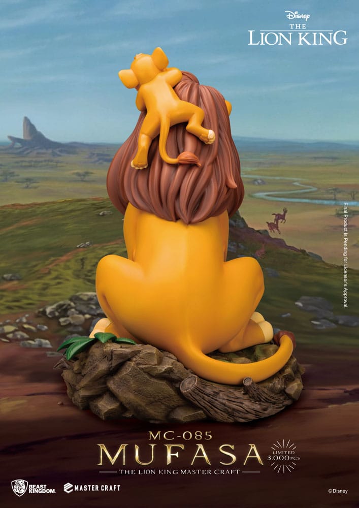 Disney statuette Master Craft Le Roi Lion Mufasa 36 cm - Toys Legacy Collection