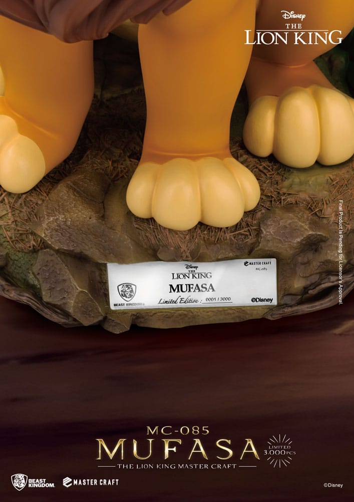 Disney statuette Master Craft Le Roi Lion Mufasa 36 cm - Toys Legacy Collection