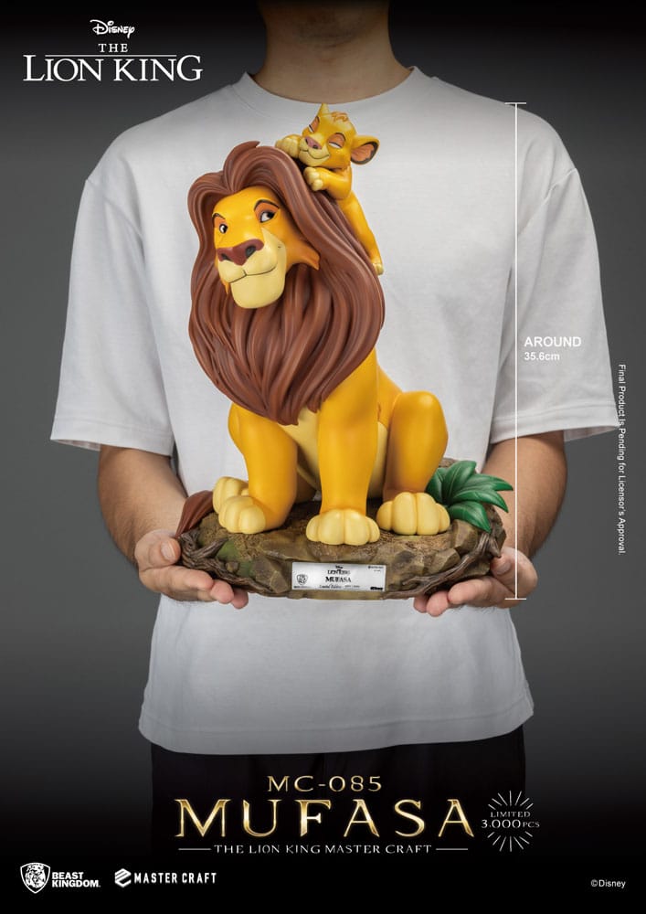 Disney statuette Master Craft Le Roi Lion Mufasa 36 cm - Toys Legacy Collection
