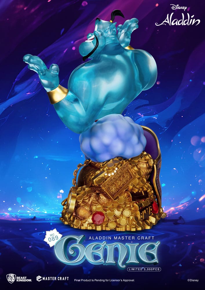 Disney (Aladdin) statuette Master Craft Ginie 42 cm - Toys Legacy Collection