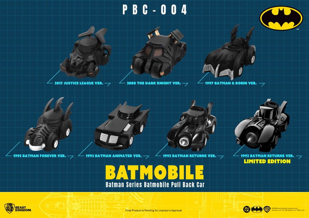 Batman Pull Back Car Series voitures à friction Blind Box - Toys Legacy Collection