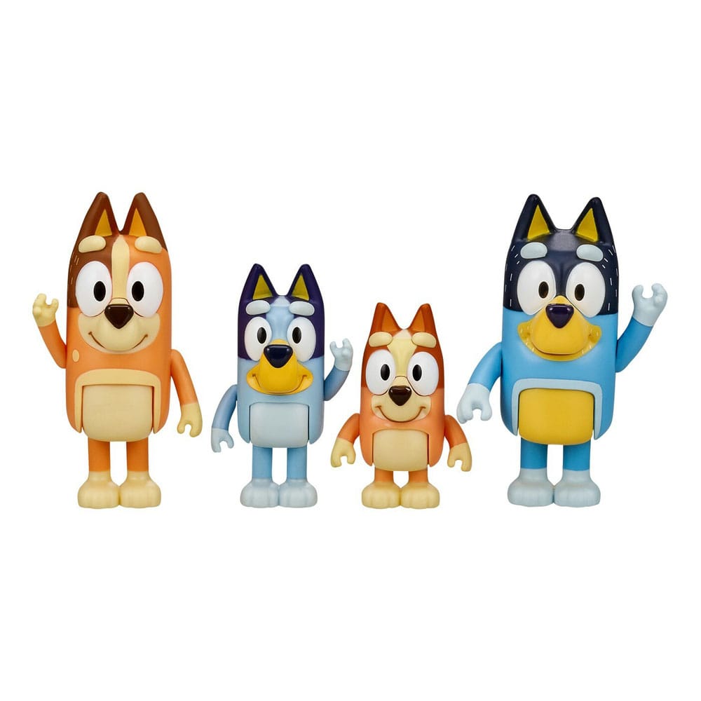 Bluey 4 pack figurines - Toys Legacy Collection