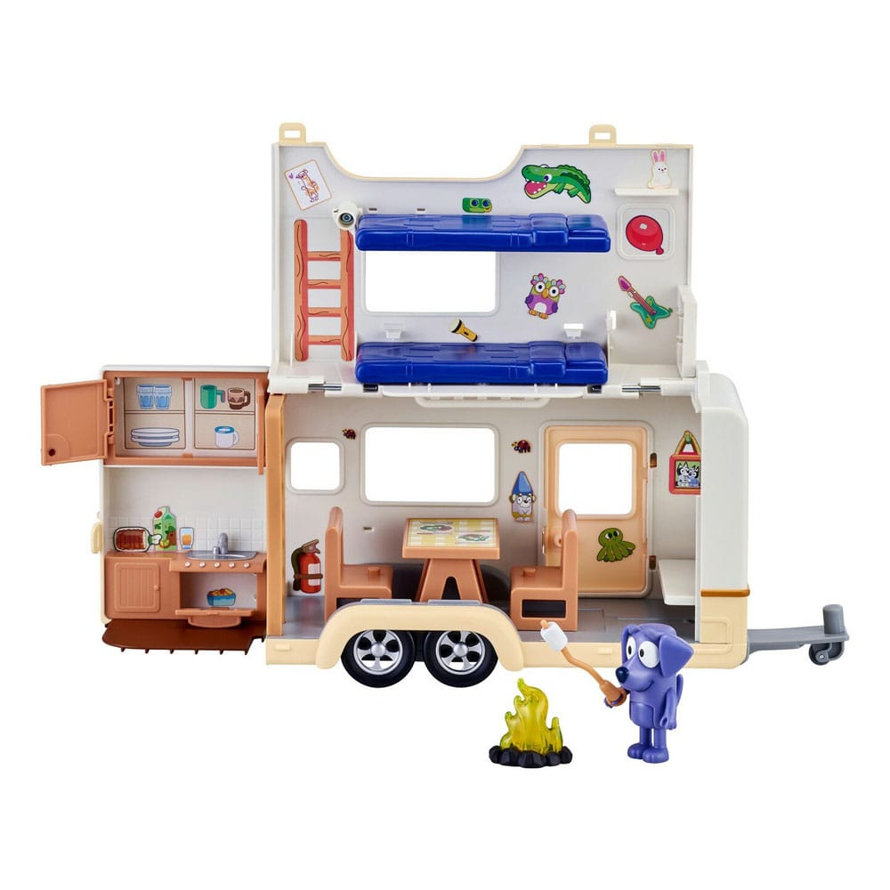 Bluey figurine et véhicule Bluey Caravan - Toys Legacy Collection