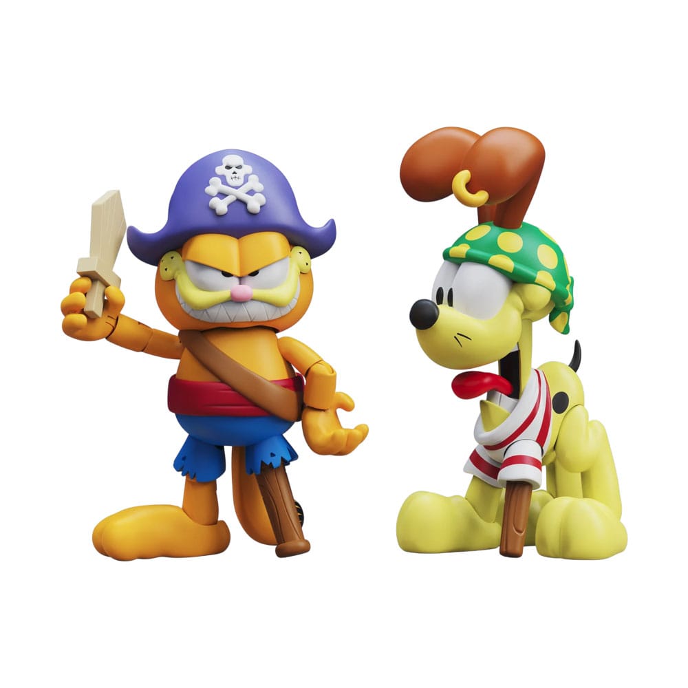 Garfield pack 2 figurines Pirate Garfield and Pirate Odie