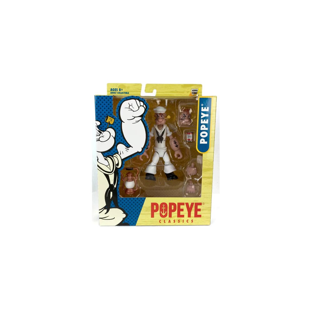 Popeye figurine Wave 02 Popeye White Sailor Suit - Toys Legacy Collection