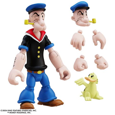 Popeye figurine Wave 03 Popeye 1st Appearance Black Shirt - Toys Legacy Collection