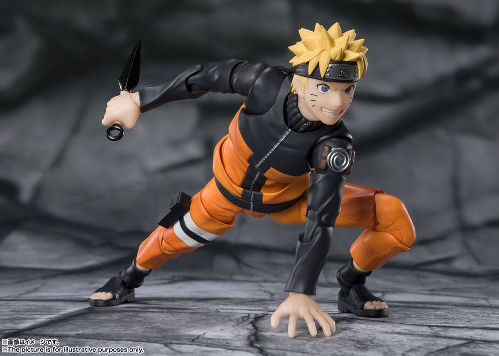 Naruto Shippuden S.H. Figuarts Naruto Uzumaki -The Jinchuuriki entrusted with Hope- 14 cm - Toys Legacy Collection