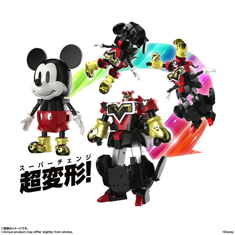 Disney figurine Diecast Soul of Chogokin Super Change Mickey Mouse by Kunio Okawara 13 cm - Toys Legacy Collection