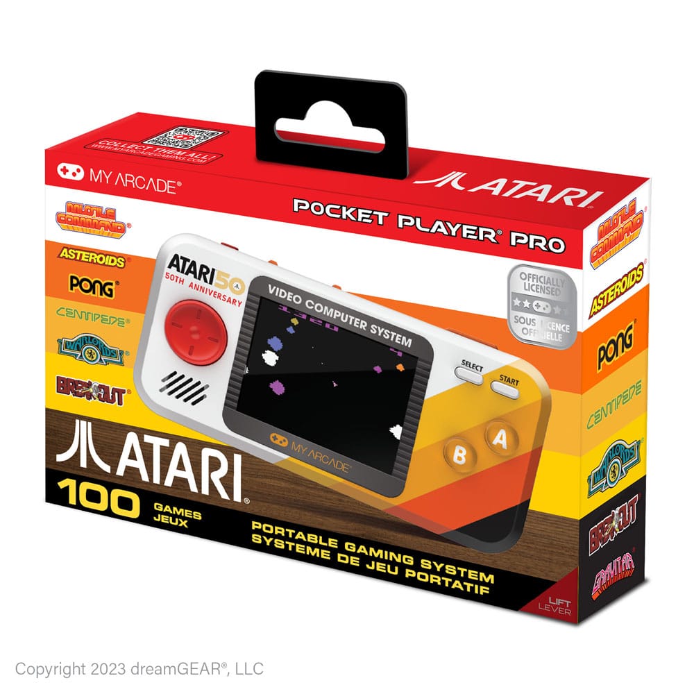 Atari Console de jeu portable Pocket Player Pro - Toys Legacy Collection