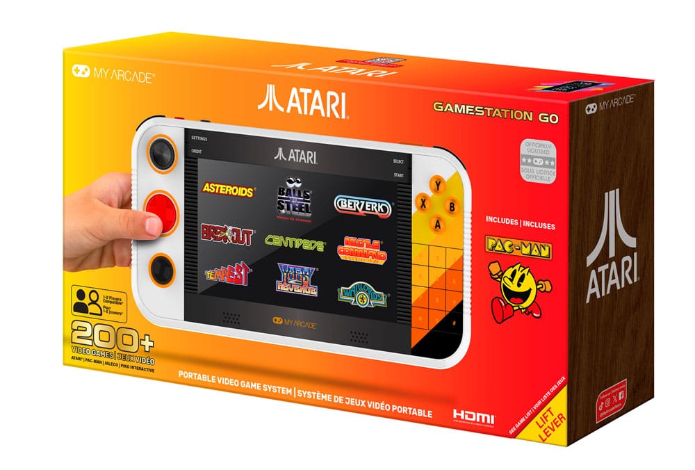 Atari Console de jeu portable Gamestation Go - Toys Legacy Collection