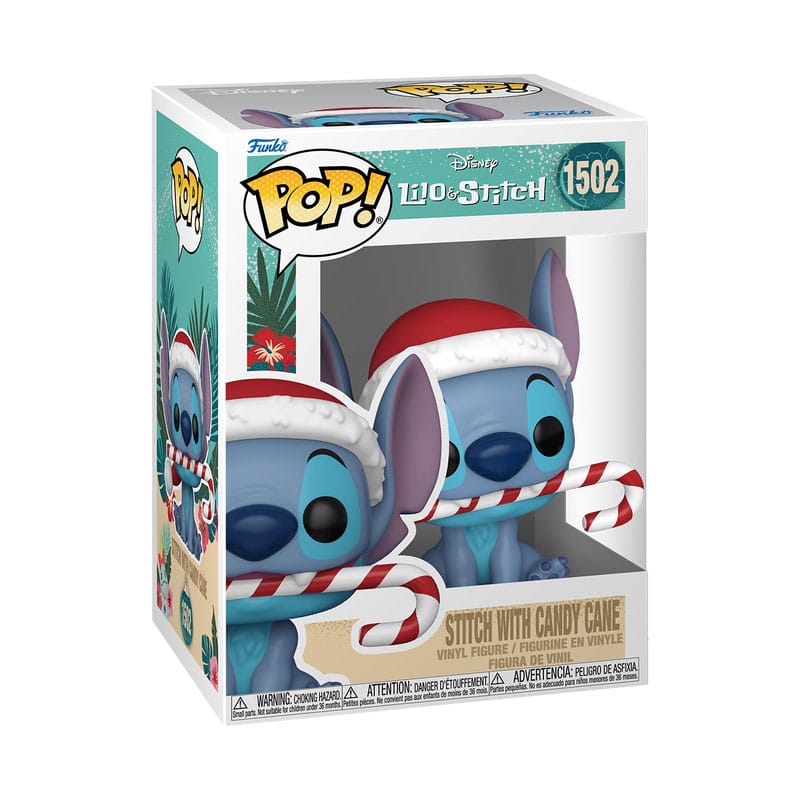 Disney POP! Vinyl figurine Holiday Stitch w/CC 9 cm - Toys Legacy Collection