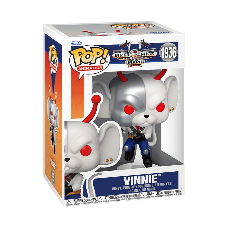 Les Motards de l'espace Pop! Animation Vinyl figurine Vinnie 9 cm - Toys Legacy Collection