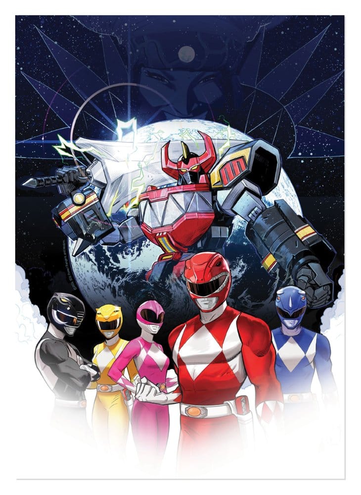 Power Rangers – Lithographie Limited Edition – 42 x 30 cm