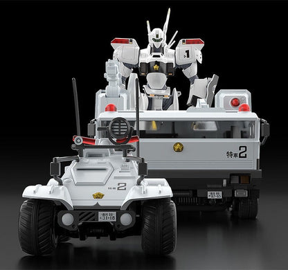 Mobile Police Patlabor figurines Plastic Model Kit Moderoid 1/60 Type 98 Special Command Vehicle & Type 99 Special Labor Carrier (re-run) - Toys Legacy Collection
