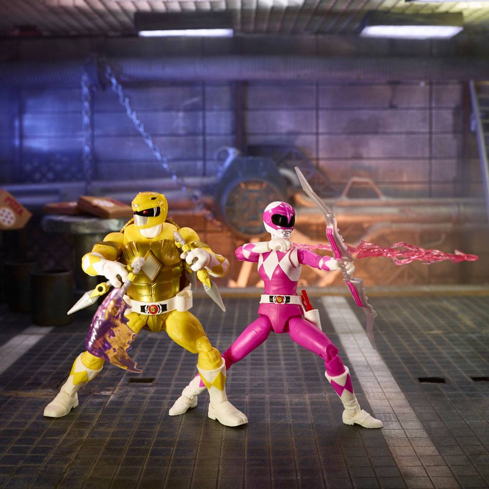Power Rangers x TMNT Lightning Collection figurines 2022 Morphed April O´Neil & Michelangelo - Toys Legacy Collection