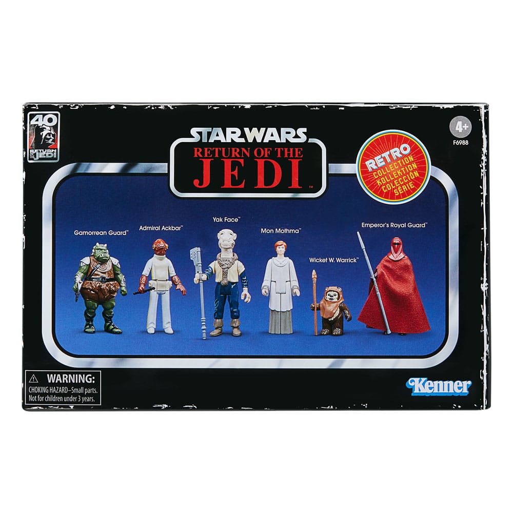 Star Wars Episode VI Retro Collection pack 6 figurines 10 cm