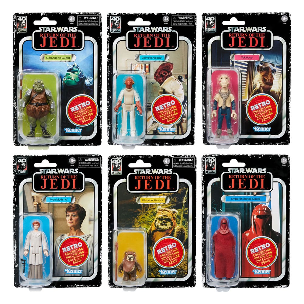 Star Wars Episode VI Retro Collection pack 6 figurines 10 cm