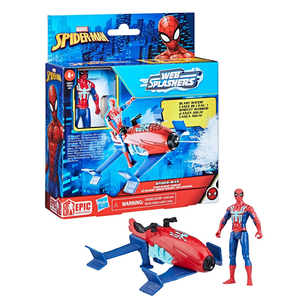Spider-Man Epic Hero Series Web Splashers figurine Spider-Man Hydro Jet Blast 10 cm - Toys Legacy Collection