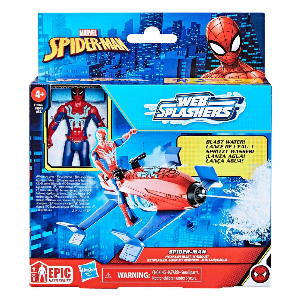 Spider-Man Epic Hero Series Web Splashers figurine Spider-Man Hydro Jet Blast 10 cm - Toys Legacy Collection