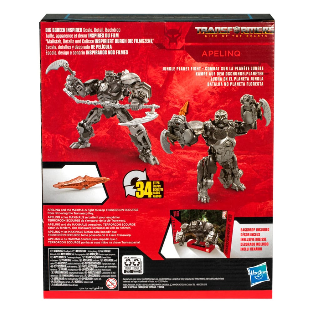 Transformers: Rise of the Beasts Generations Studio Series Leader Class figurine Apelinq 22 cm - Toys Legacy Collection