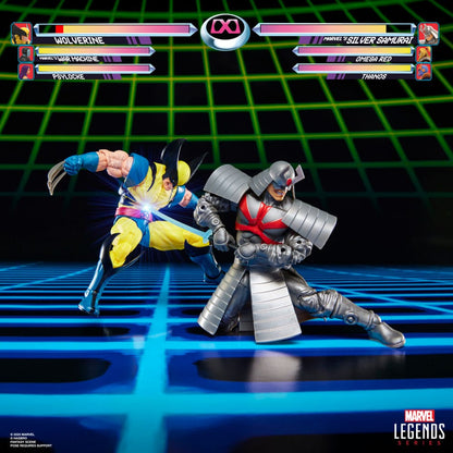 Marvel Legends Gamerverse pack 2 figurines Wolverine vs. Silver Samurai 15 cm - Toys Legacy Collection
