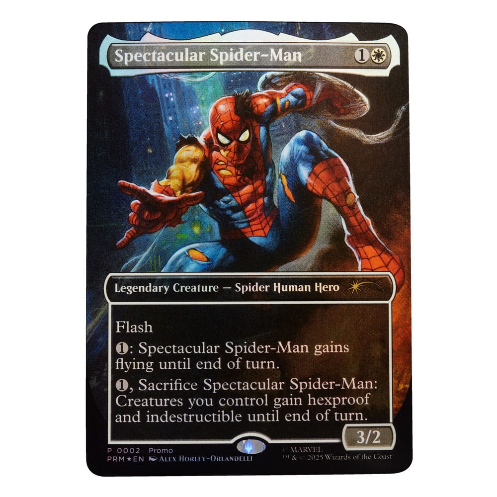 Marvel Legends Magic: The Gathering figurine Battle-Damaged Spider-Man (avec carte premium exclusive) 15 cm - Toys Legacy Collection
