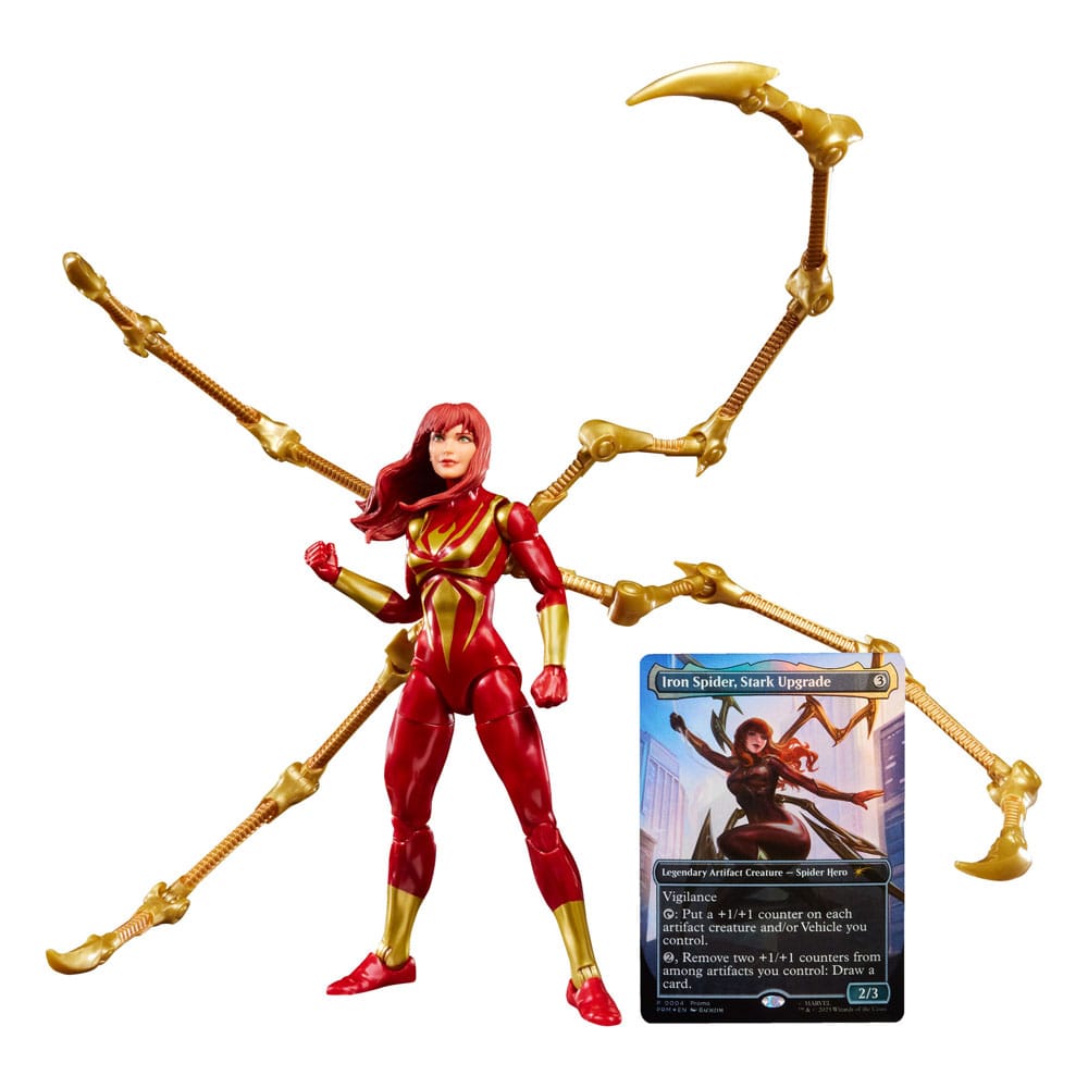 Marvel Legends Magic: The Gathering figurine Mary Jane Watson (Iron Spider) (avec carte premium exclusive) 15 cm - Toys Legacy Collection