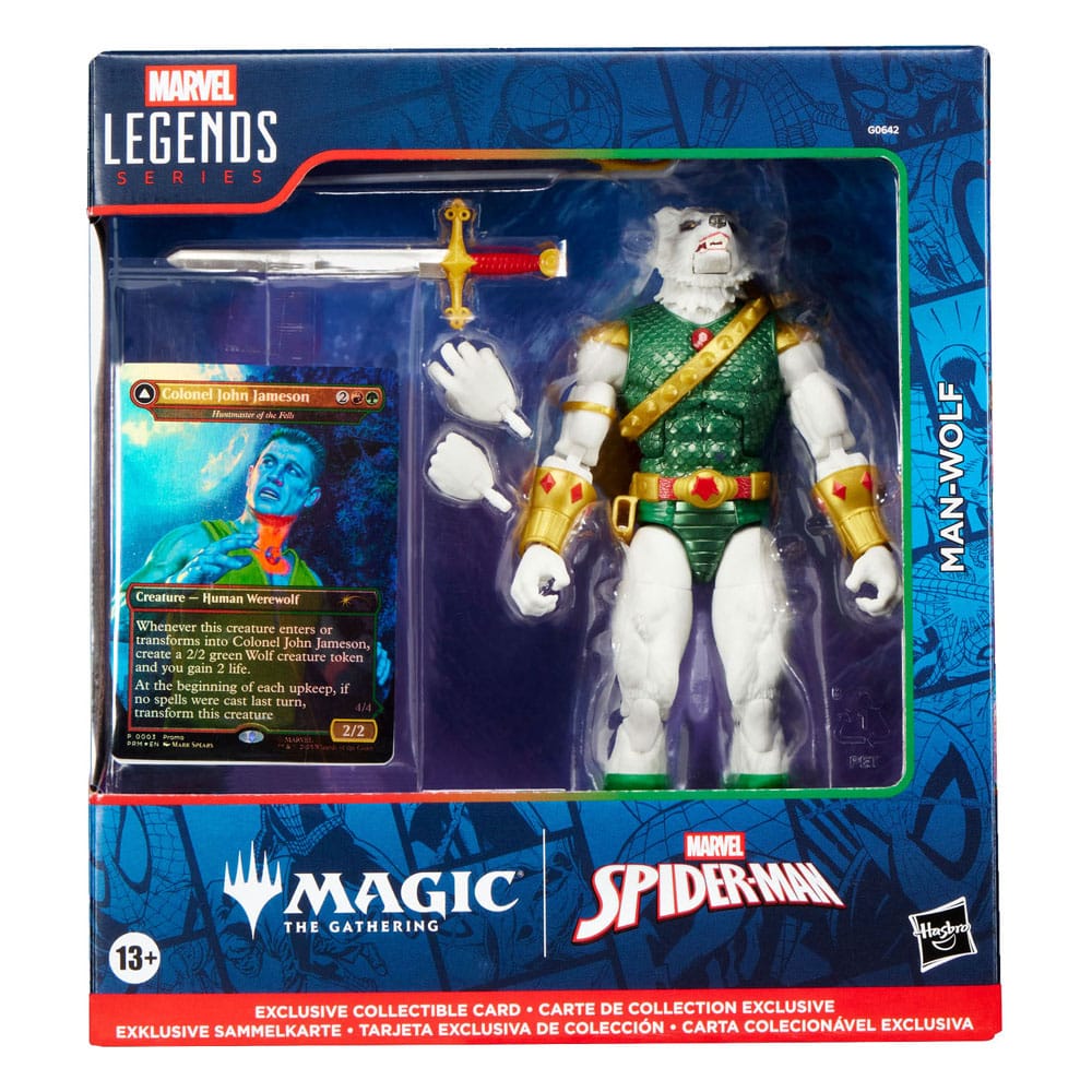 Marvel Legends Magic: The Gathering figurine Man-Wolf (avec carte premium exclusive) 15 cm - Toys Legacy Collection