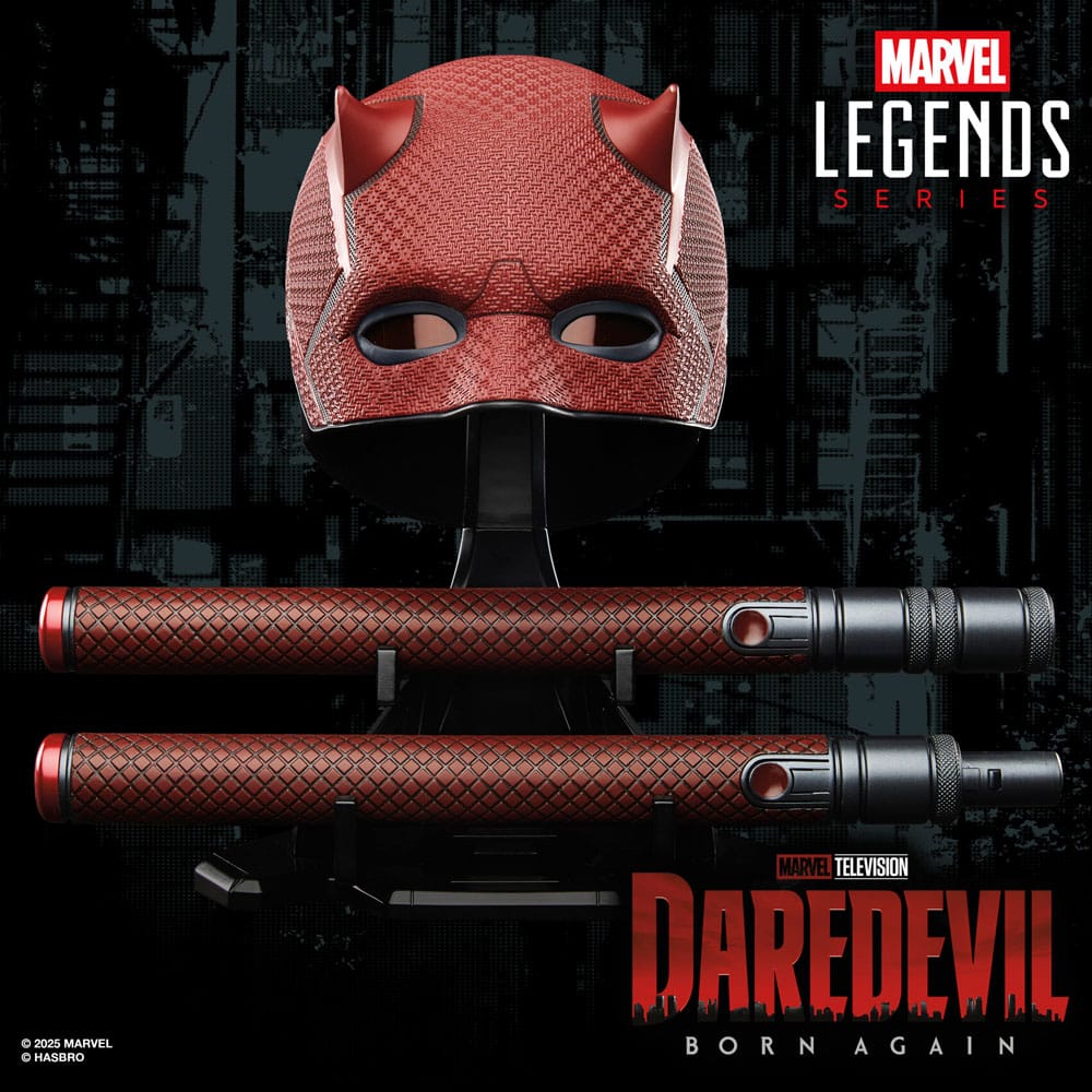 Daredevil: Born Again matraque et masque de Cosplay Premium - Toys Legacy Collection
