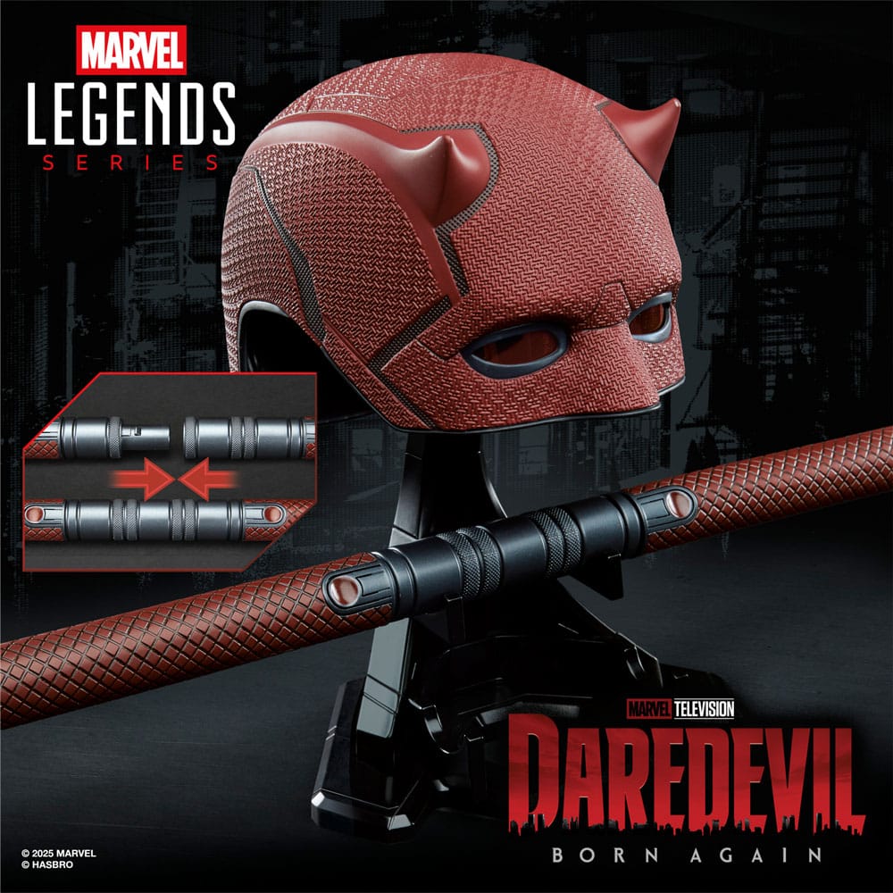 Daredevil: Born Again matraque et masque de Cosplay Premium - Toys Legacy Collection