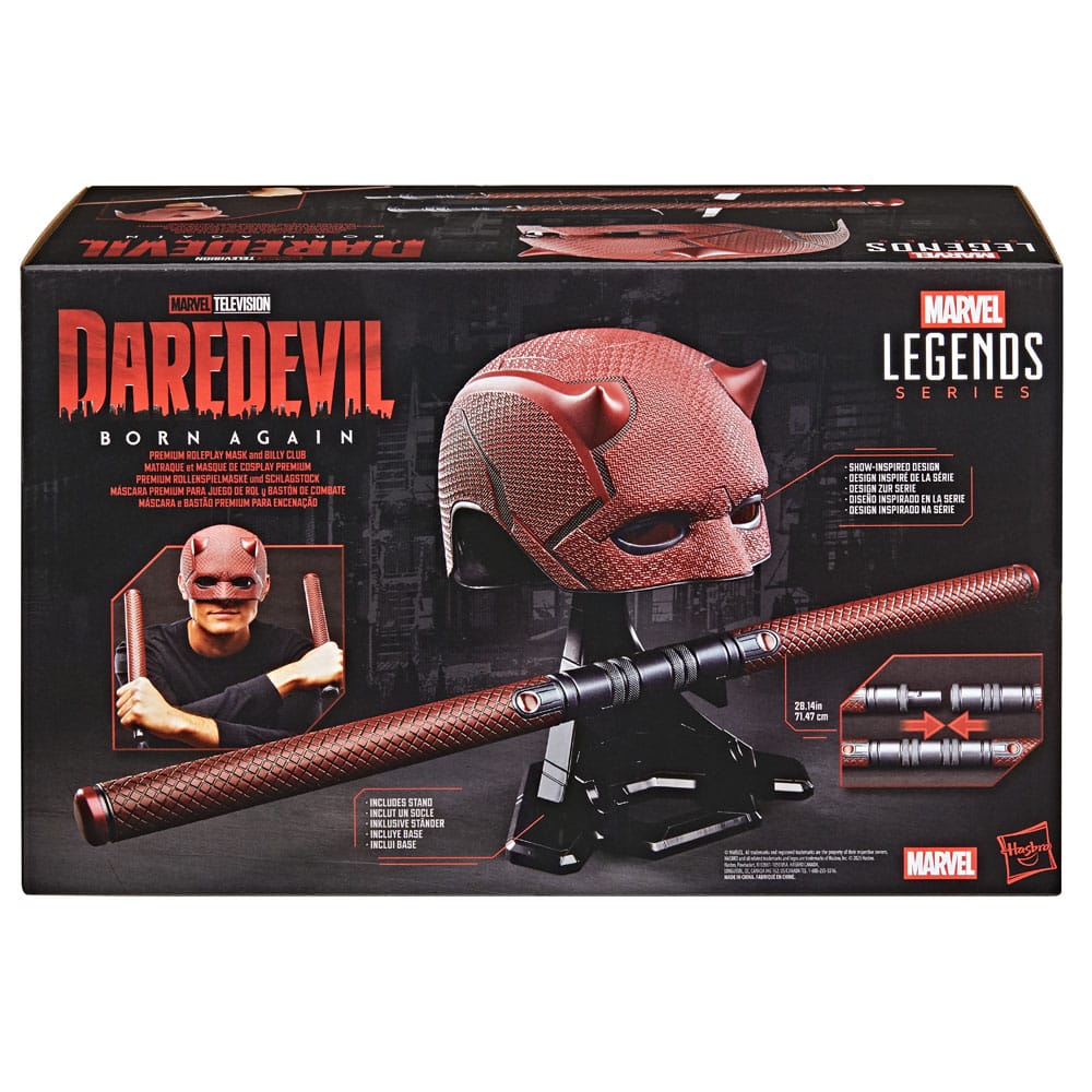 Daredevil: Born Again matraque et masque de Cosplay Premium - Toys Legacy Collection