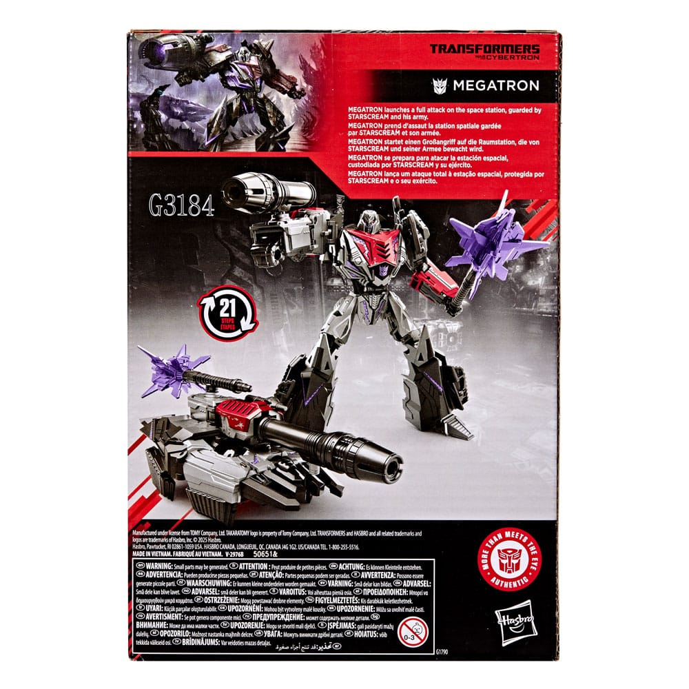 Transformers: War for Cybertron Studio Series Voyager Class figurine Megatron 16 cm - Toys Legacy Collection