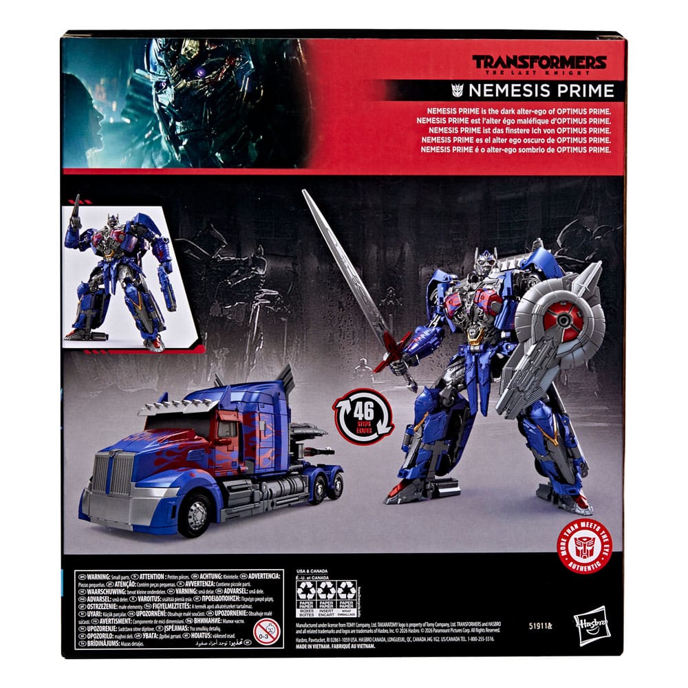 Transformers: The Last Knight Studio Series Leader Class figurine Nemesis Prime 22 cm