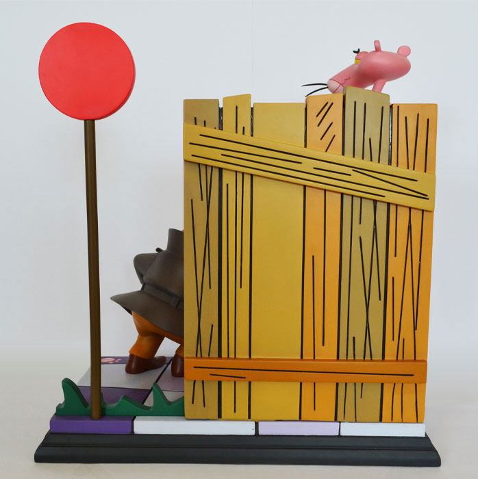 La Panthère rose (film, 1963) statuette Pink Panther & The Inspector 41 cm - Toys Legacy Collection