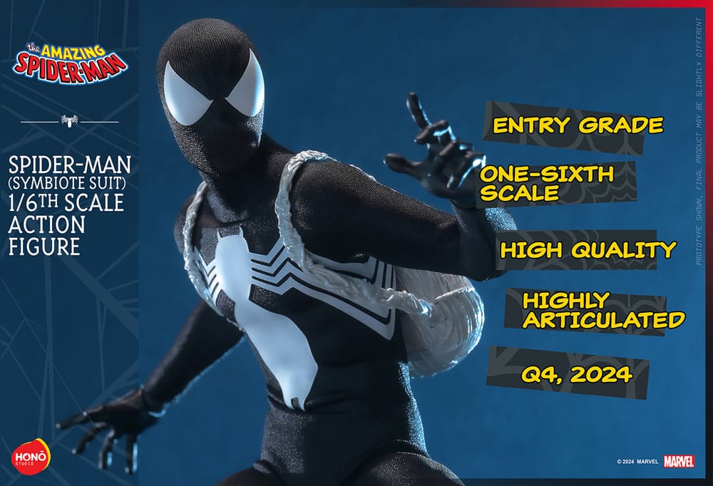 The Amazing Spider-Man figurine 1/6 Spider-Man (Symbiote Suit) 30 cm - Toys Legacy Collection