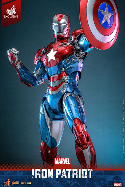 Marvel figurine Comic Masterpiece Diecast 1/6 Iron Patriot Hot Toys Exclusive 32 cm