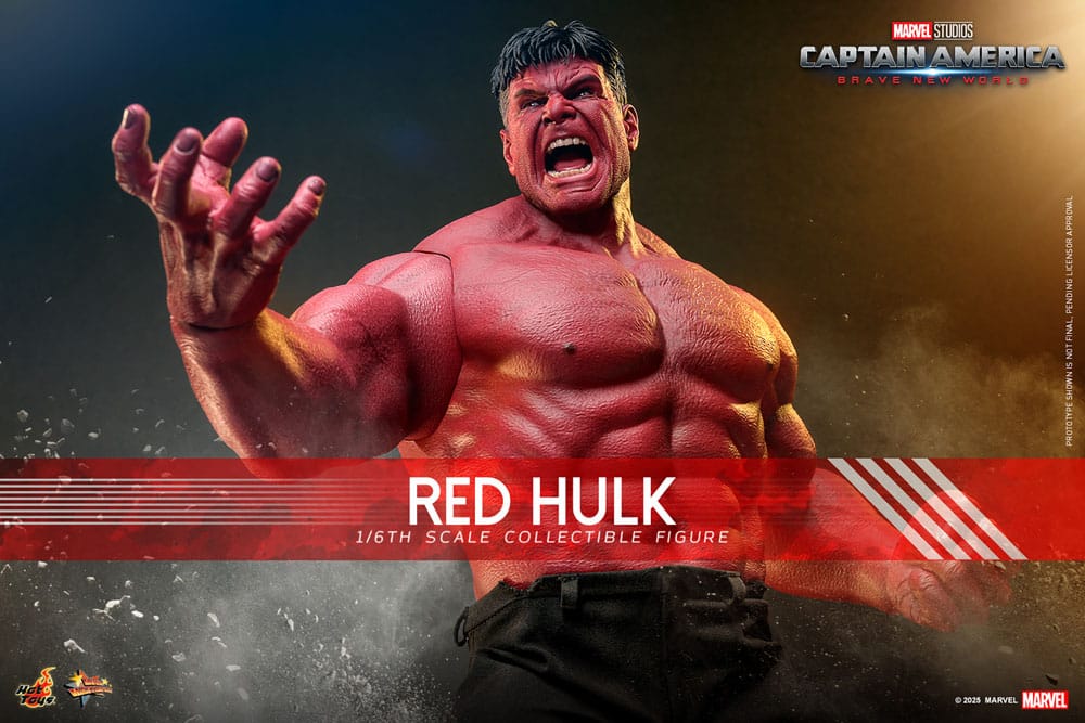 Captain America: Brave New World figurine Movie Masterpiece 1/6 Hulk Red Hulk 47 cm