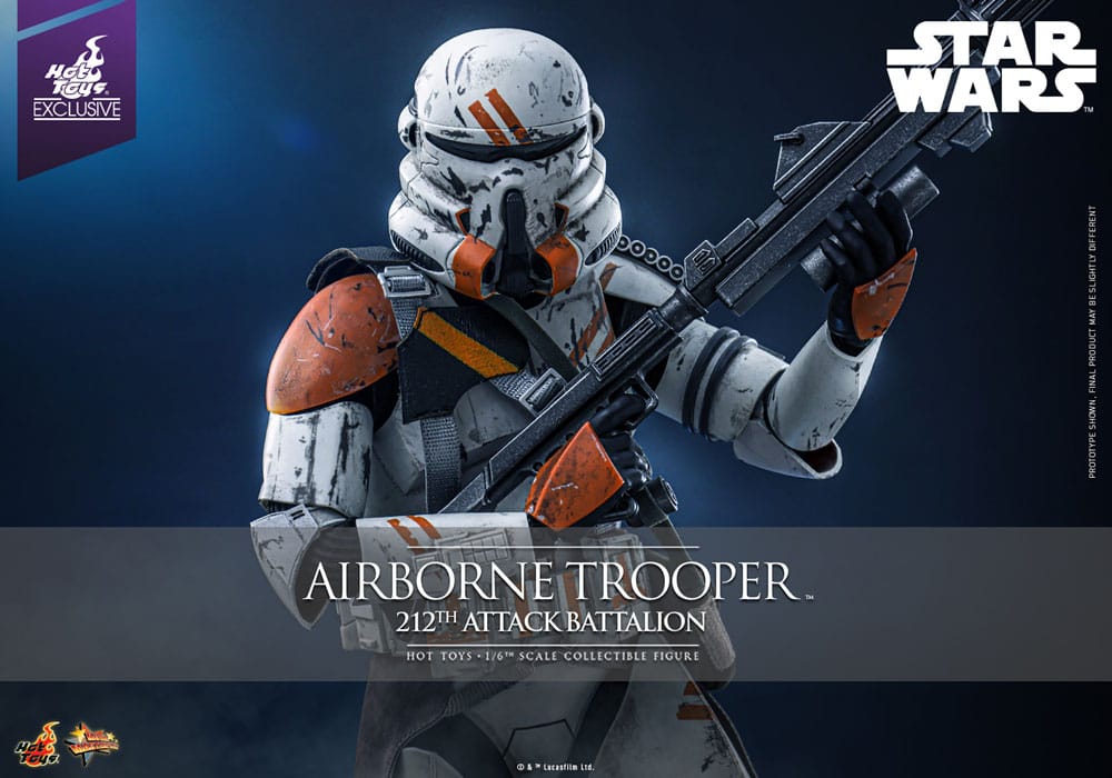 Star Wars, épisode III : La Revanche des Sith figurine 1/6 Airborne Trooper (212th Attack Battalion) 30 cm - Toys Legacy Collection