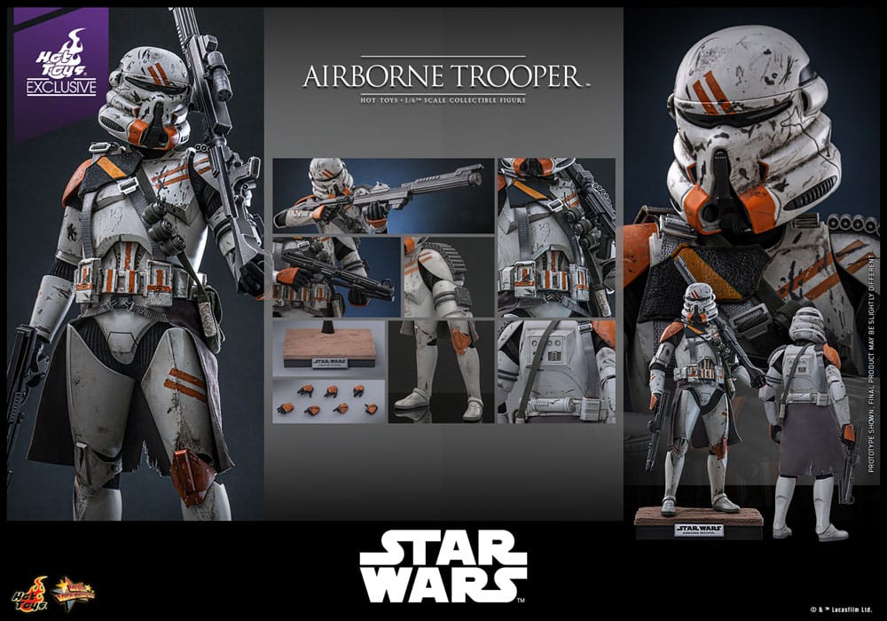 Star Wars, épisode III : La Revanche des Sith figurine 1/6 Airborne Trooper (212th Attack Battalion) 30 cm - Toys Legacy Collection