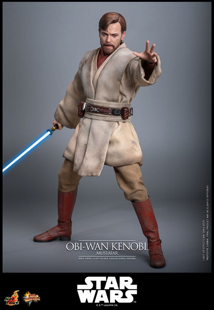 Star Wars, épisode III : La Revanche des Sith figurine Movie Masterpiece 1/6 Obi-Wan Kenobi (Mustafar) 31 cm - Toys Legacy Collection