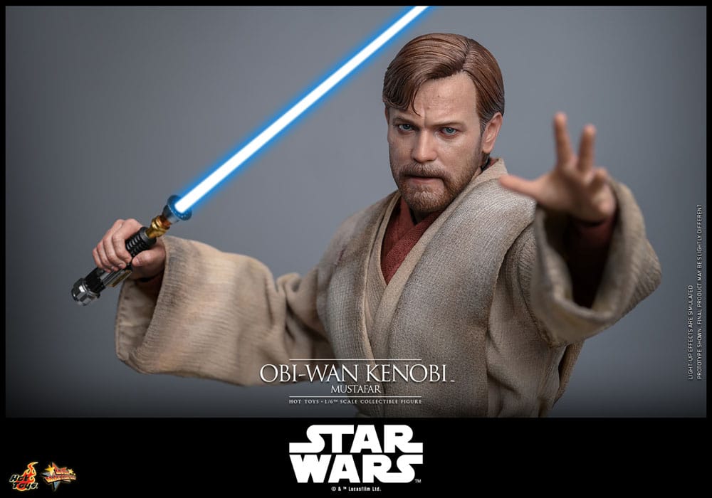 Star Wars, épisode III : La Revanche des Sith figurine Movie Masterpiece 1/6 Obi-Wan Kenobi (Mustafar) 31 cm - Toys Legacy Collection